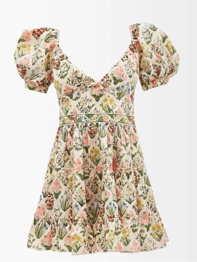 AGUA BY AGUA BENDITA Manzanilla floral dress SMALL